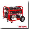 BISON (CHINA) 5kva generador de la gasolina potable fácil para el uso de la señora de la casa